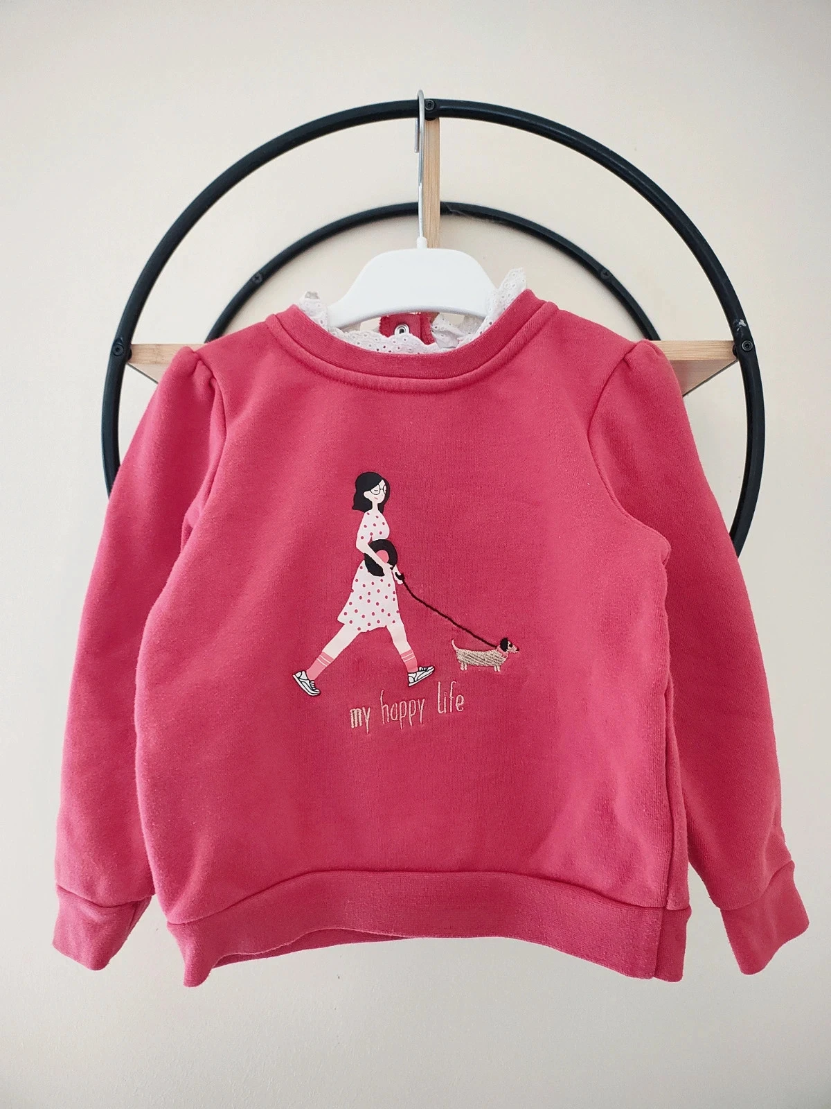 4 ans pull sweat tape a l'oeil